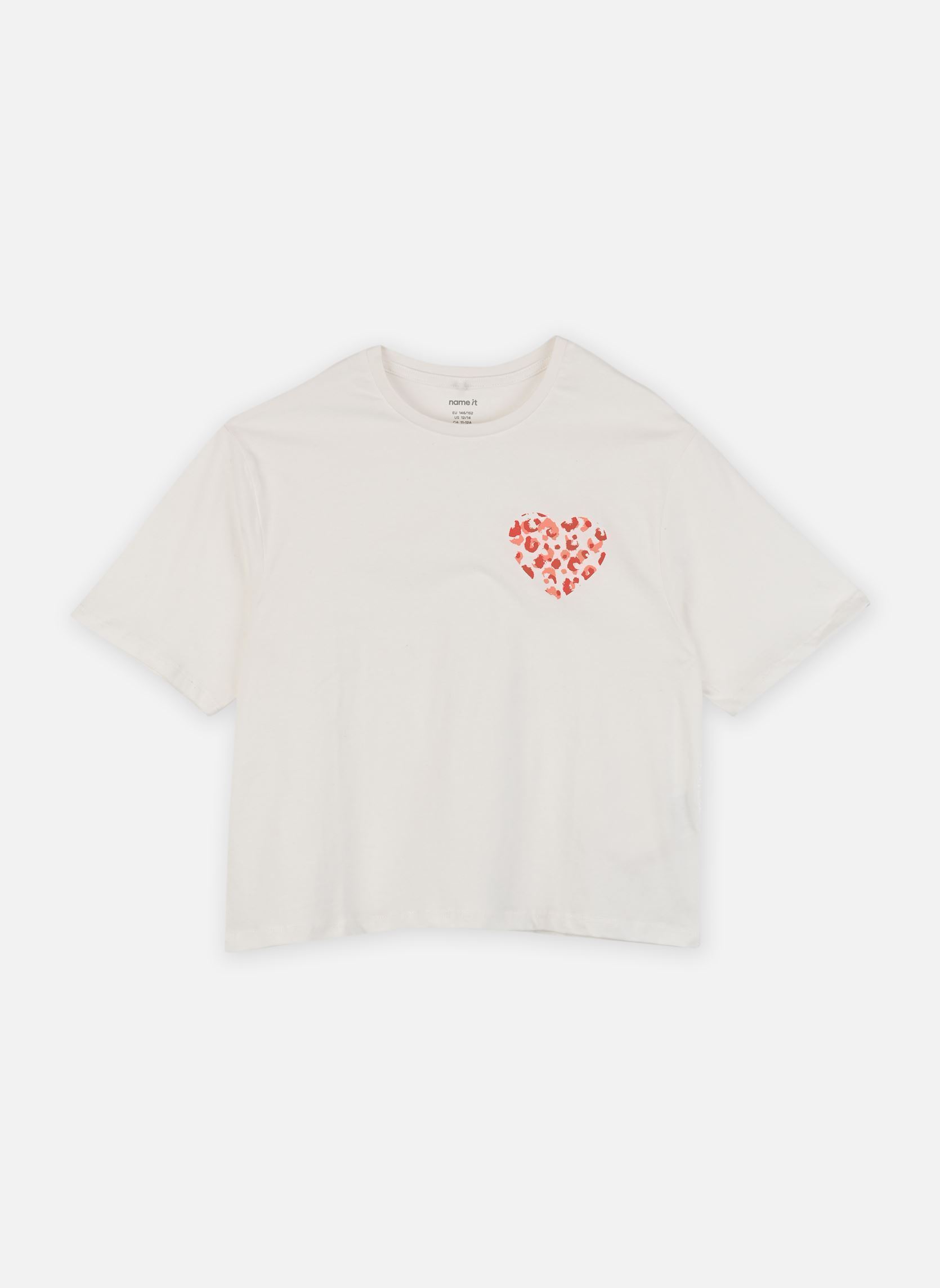 Kurzarm-T-Shirts Nkfbeatrice Ss Nreg Sh Top Box Ps Noos mädchen weiß Name it Kurzarm-T-Shirts Nkfbeatrice Ss Nreg Sh Top Box Ps Noos mädchen weiß CLOUD DANCER