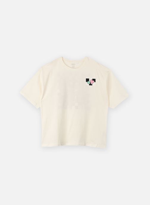 Name it T-shirts met korte mouwen Nkftara Ss Rlx Top Ps Noos meisjes wit