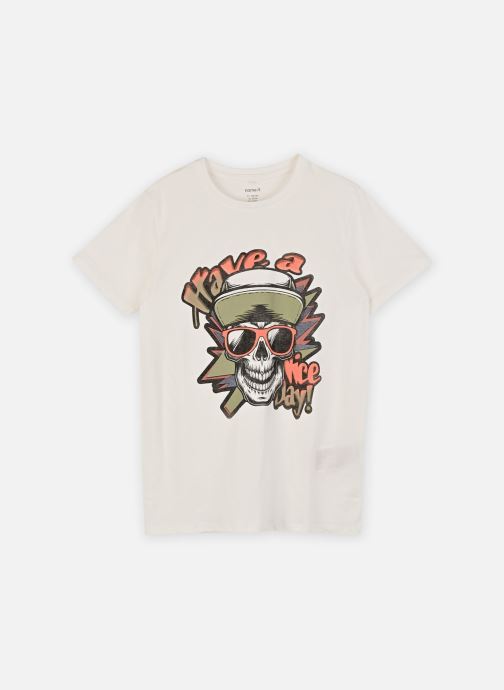 Name it T-shirts met korte mouwen Nkmbastian Ss Top Box Ps Noos jongens wit