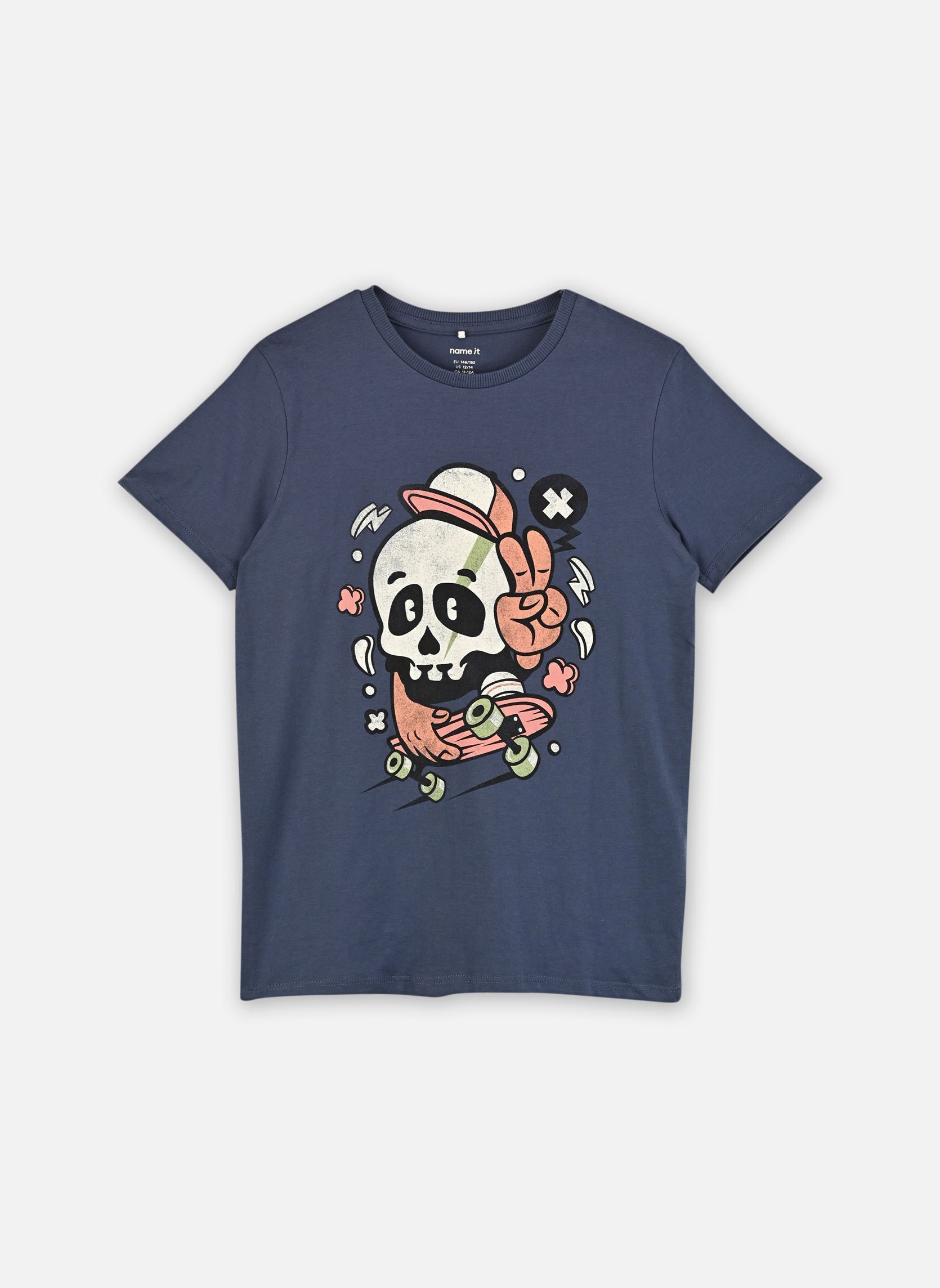 T-shirts met korte mouwen Nkmbastian Ss Top Box Ps Noos jongens blauw Name it T-shirts met korte mouwen Nkmbastian Ss Top Box Ps Noos jongens blauw VINTAGE INDIGO