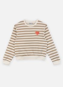 Kapuzenpullover Nkfbell Short Nreg Ls Swe Bru Ps Noos mädchen weiß