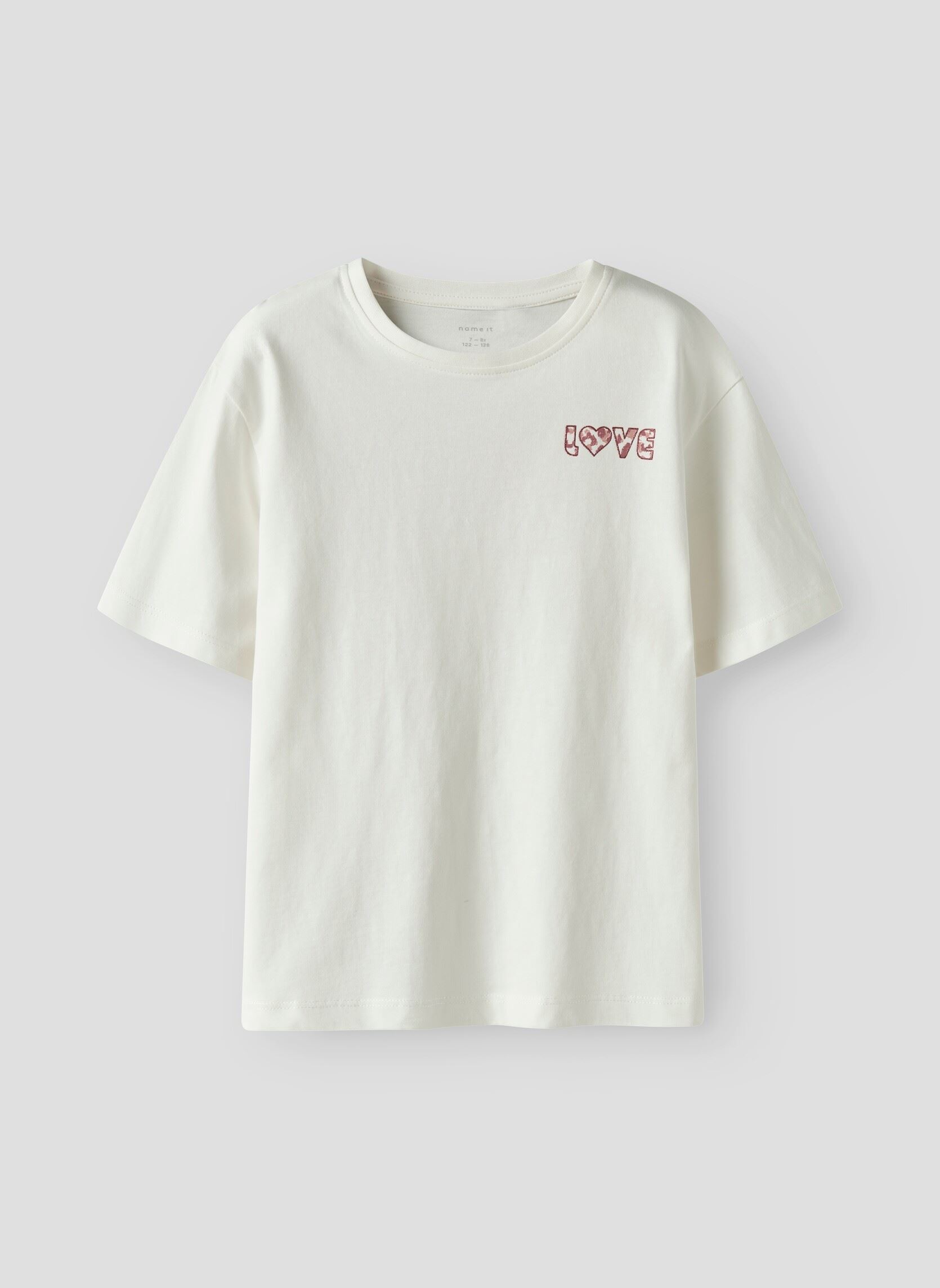 Kurzarm-T-Shirts Nkfbonnie Ss Nreg Top Ps mädchen weiß Name it Kurzarm-T-Shirts Nkfbonnie Ss Nreg Top Ps mädchen weiß CLOUD DANCER