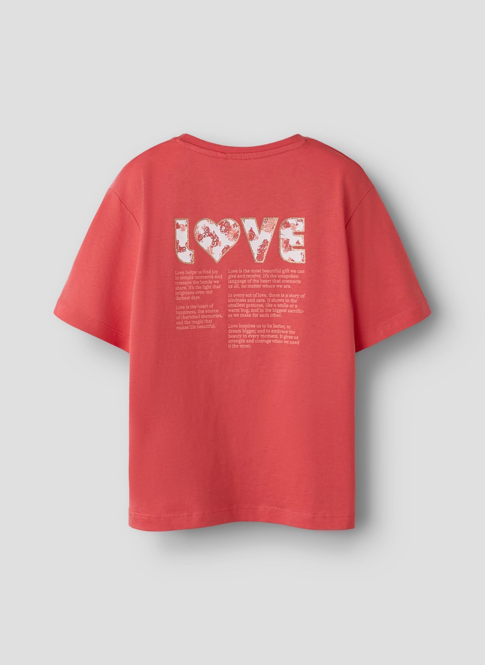 Kurzarm-T-Shirts Nkfbonnie Ss Nreg Top Ps mädchen orange Name it Kurzarm-T-Shirts Nkfbonnie Ss Nreg Top Ps mädchen orange SPICED CORAL