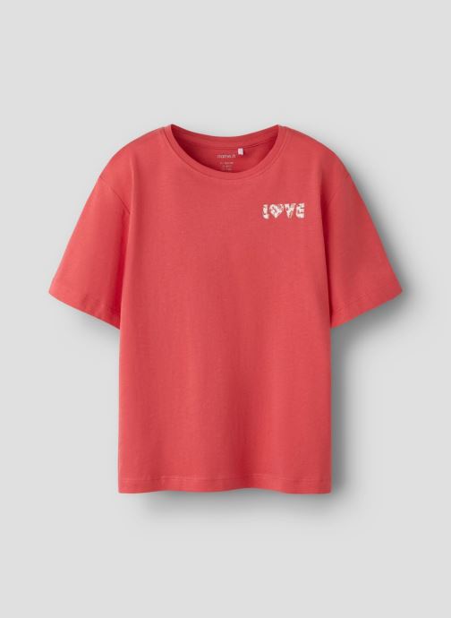 Name it T-shirts met korte mouwen Nkfbonnie Ss Nreg Top Ps meisjes oranje