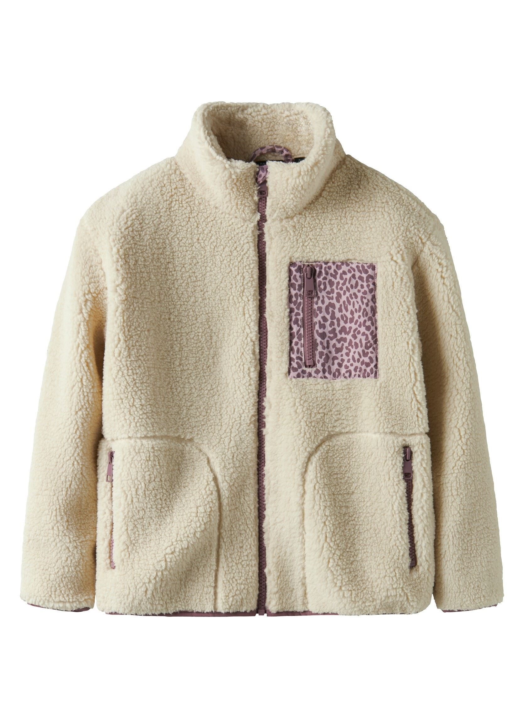 Bomberjacks Nkfmonica Teddy Jacket meisjes beige Name it Bomberjacks Nkfmonica Teddy Jacket meisjes beige Fog