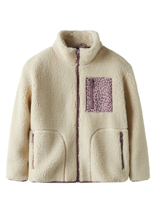 Name it Blousons Nkfmonica Teddy Jacket fille beige