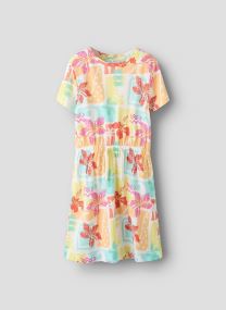 Robes Nkfholly Ss Dress Ps fille blanc