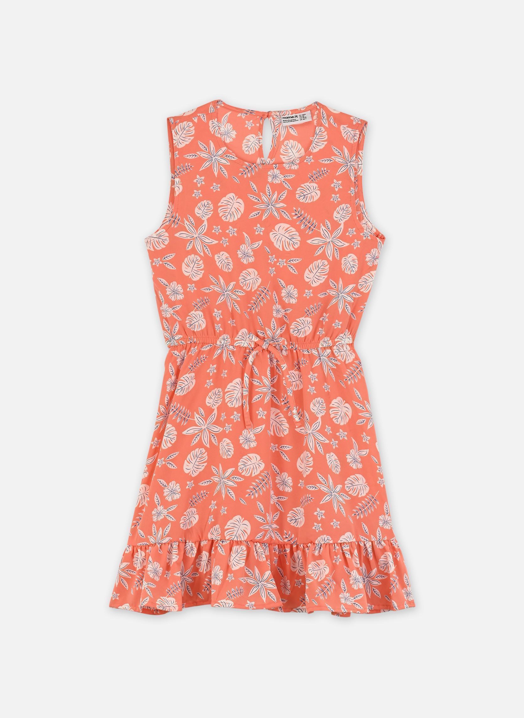 Robes Nkfvinaya Spencer fille orange Name it Robes Nkfvinaya Spencer fille orange FUSION CORAL