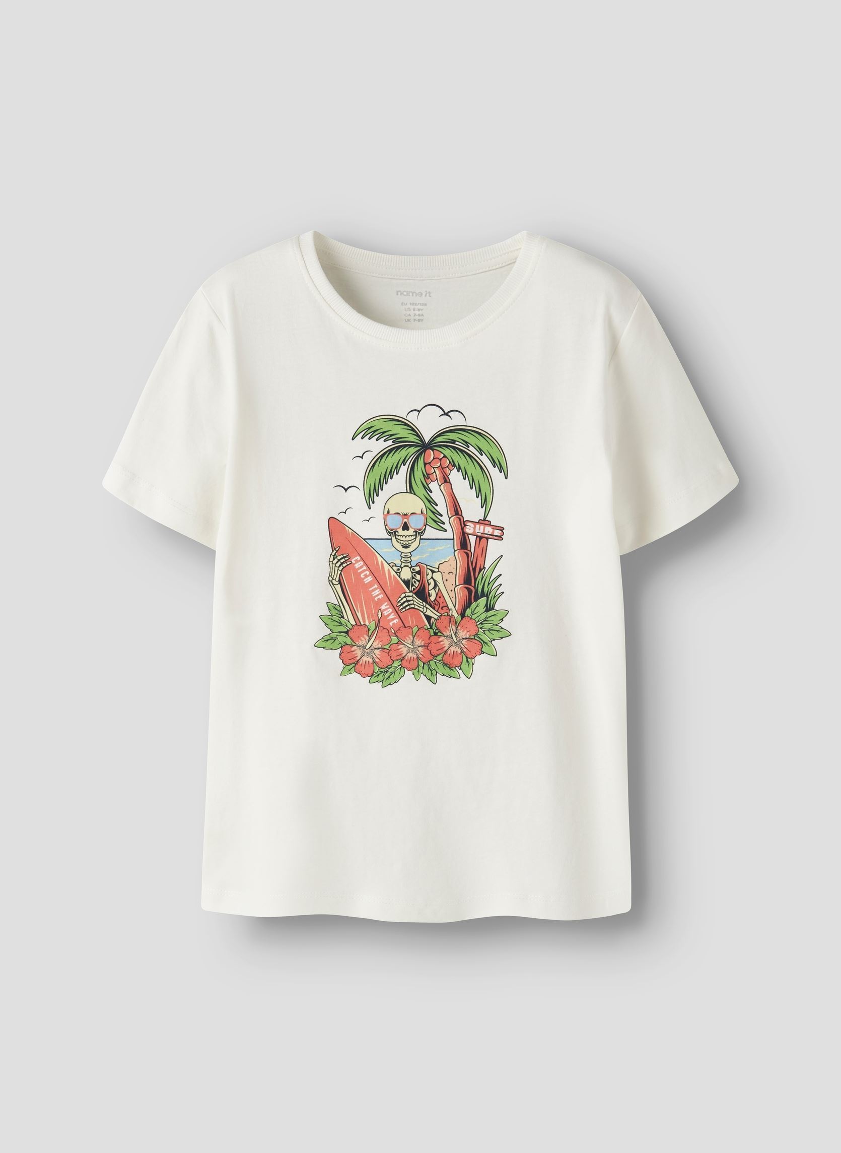 Tee-shirts manches courtes Nkmfinley Ss Top Ps garçon blanc Name it Tee-shirts manches courtes Nkmfinley Ss Top Ps garçon blanc CLOUD DANCER