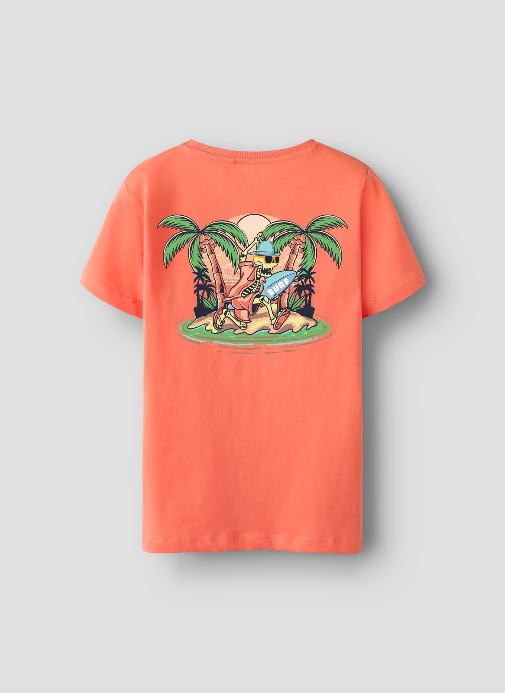 Tee-shirts manches courtes Nkmfinley Ss Top Ps garçon orange Name it Tee-shirts manches courtes Nkmfinley Ss Top Ps garçon orange PEACH ECHO