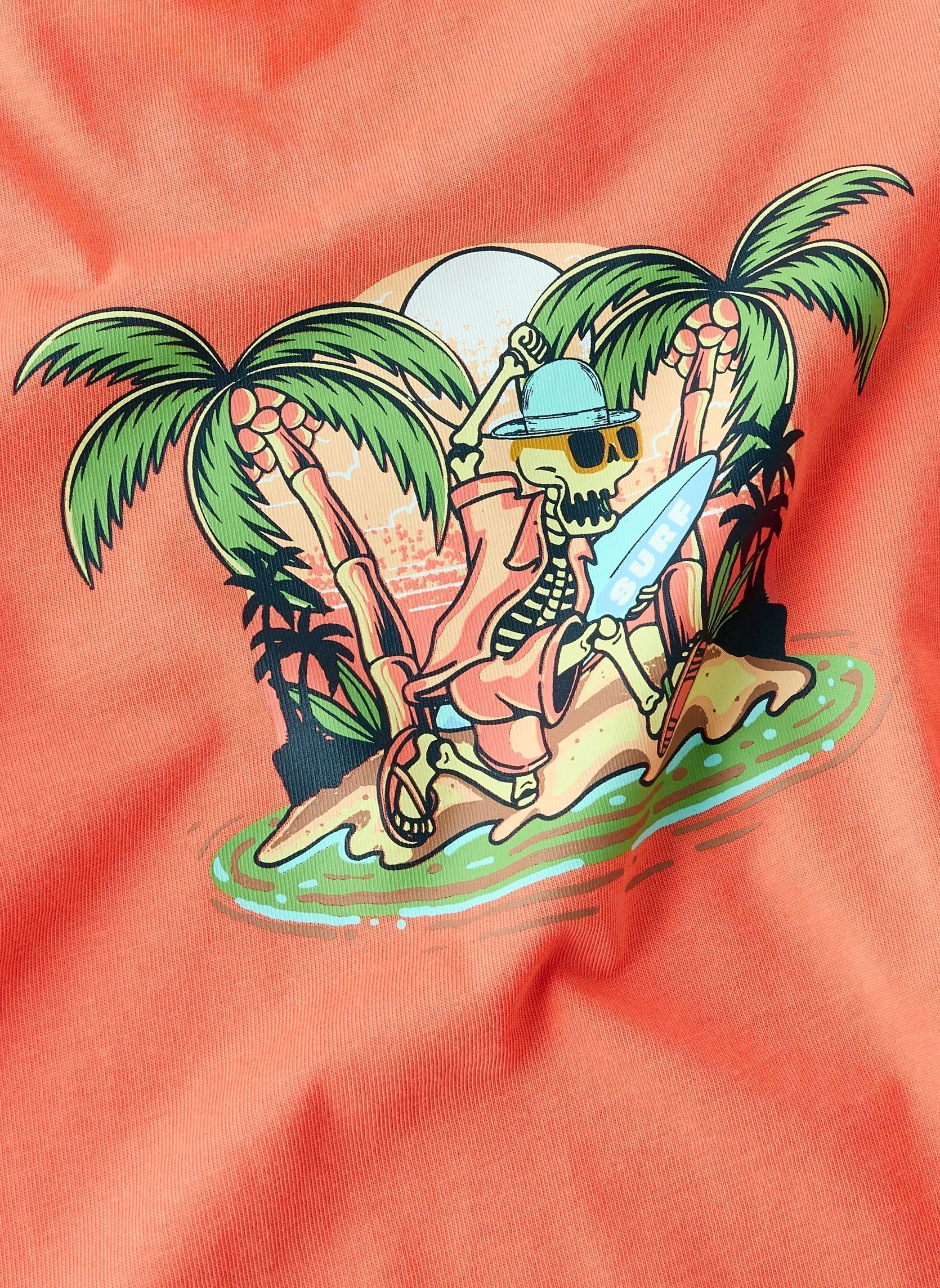 Tee-shirts manches courtes Nkmfinley Ss Top Ps garçon orange Name it Tee-shirts manches courtes Nkmfinley Ss Top Ps garçon orange PEACH ECHO