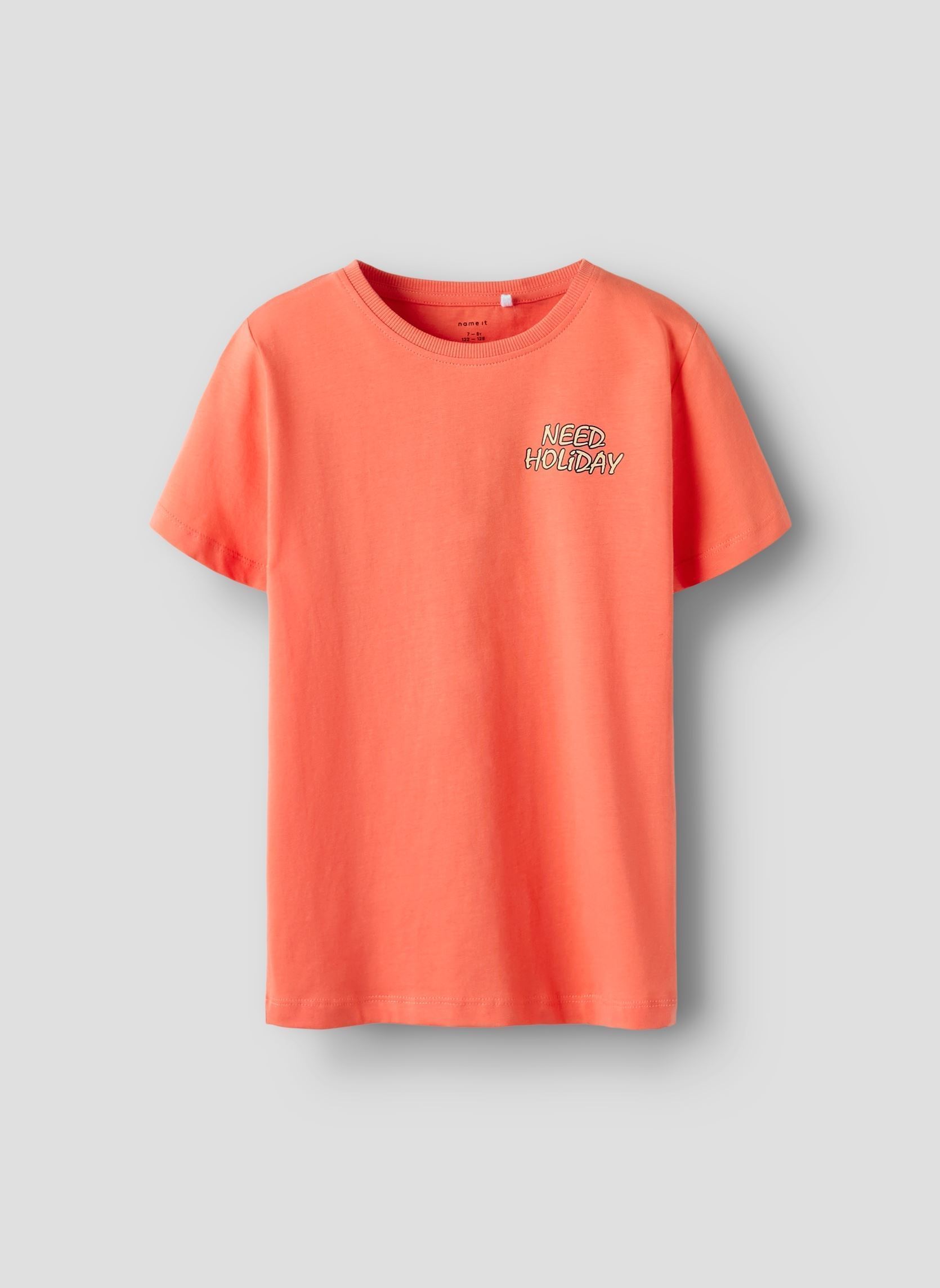 Tee-shirts manches courtes Nkmfinley Ss Top Ps garçon orange Name it Tee-shirts manches courtes Nkmfinley Ss Top Ps garçon orange PEACH ECHO