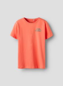 Tee-shirts manches courtes Nkmfinley Ss Top Ps garçon blanc