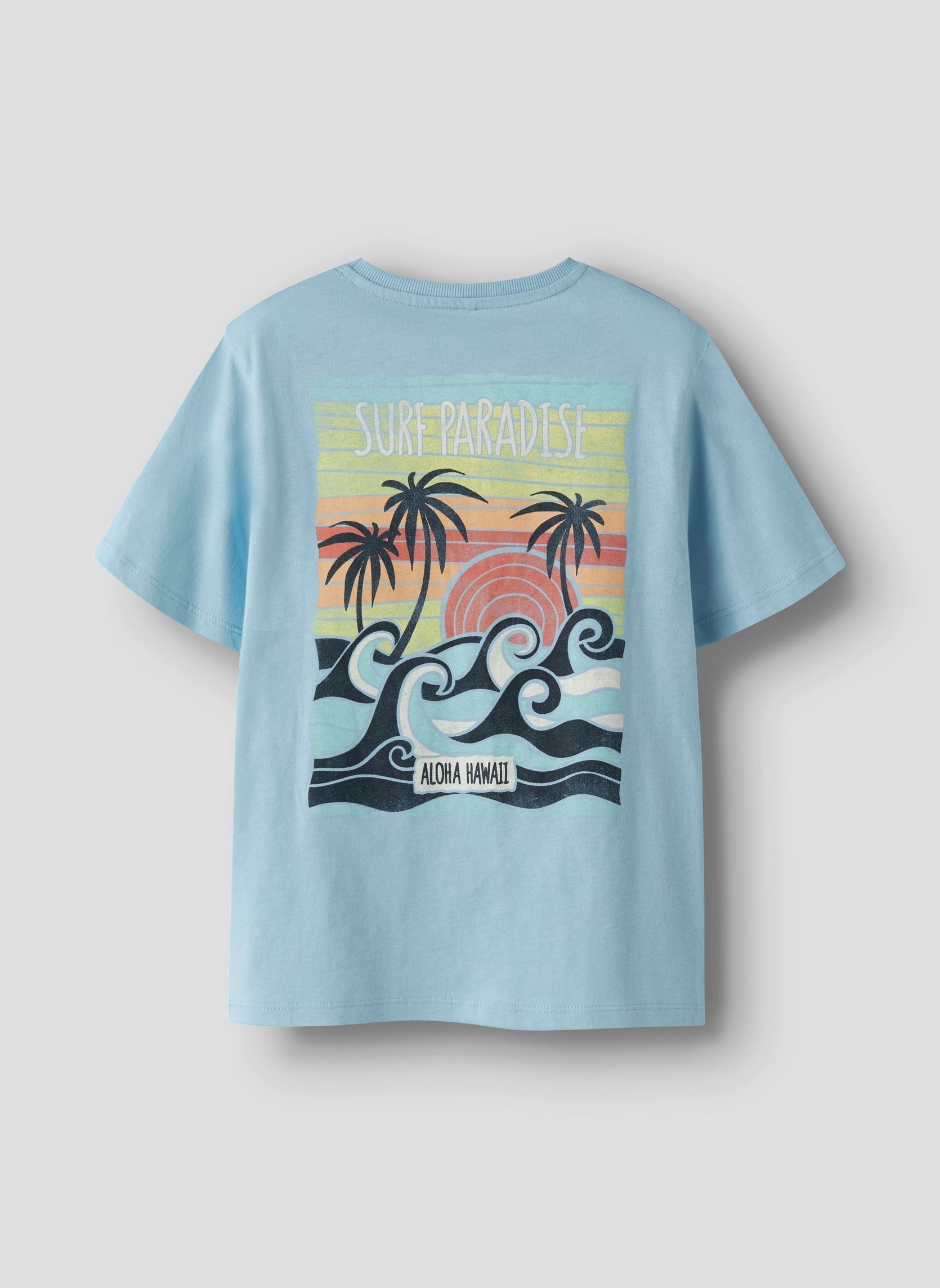 Tee-shirts manches courtes Nkmfelix Ss Nreg Top Ps Noos garçon bleu Name it Tee-shirts manches courtes Nkmfelix Ss Nreg Top Ps Noos garçon bleu AIRY BLUE