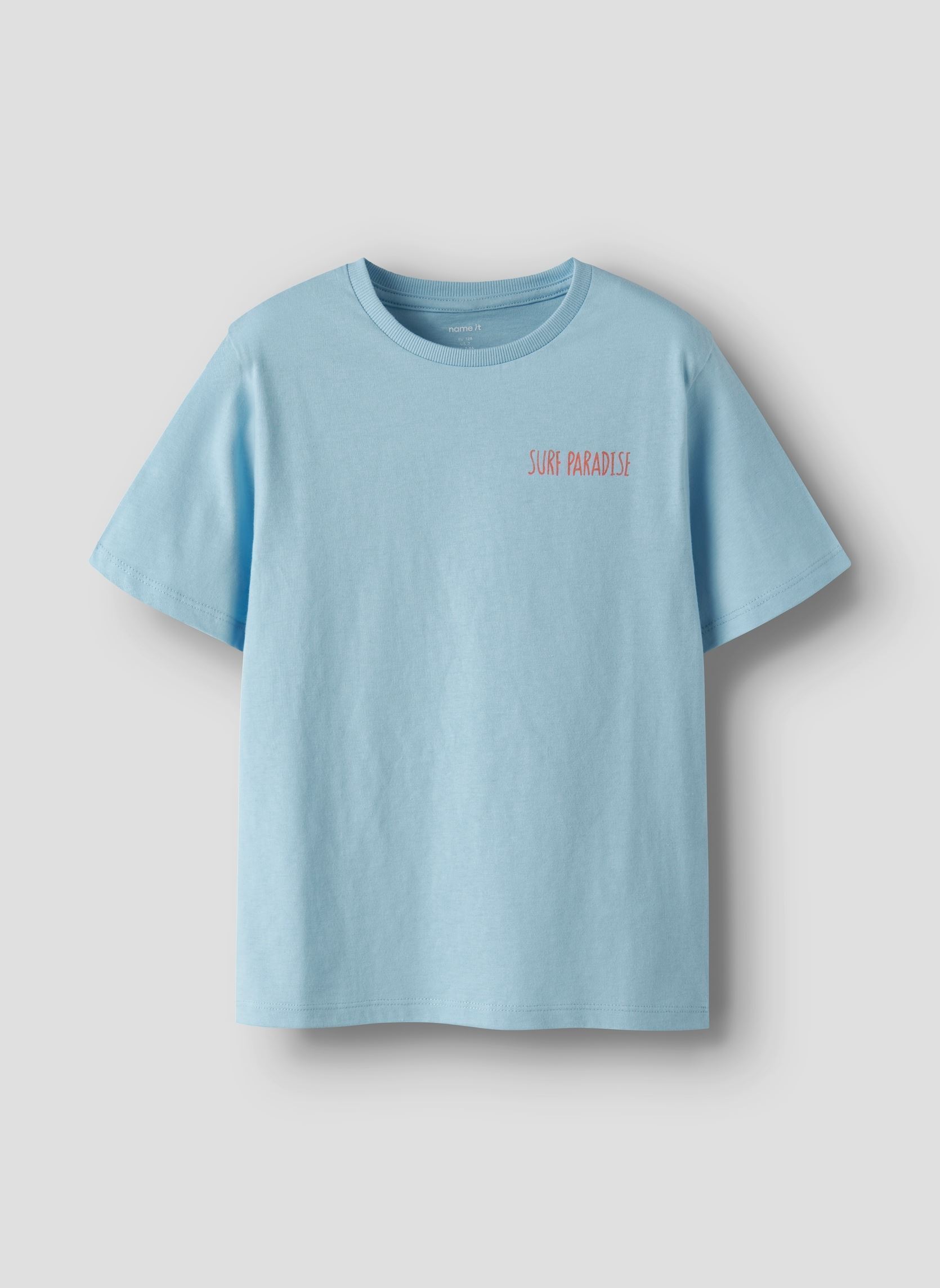 Tee-shirts manches courtes Nkmfelix Ss Nreg Top Ps Noos garçon bleu Name it Tee-shirts manches courtes Nkmfelix Ss Nreg Top Ps Noos garçon bleu AIRY BLUE