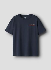 Tee-shirts manches courtes Nkmfelix Ss Nreg Top Ps Noos garçon bleu