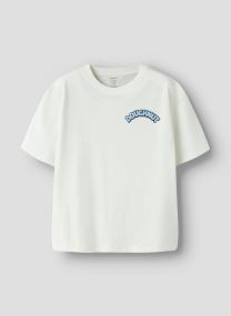 Tee-shirts manches courtes Nkmfoxe Ss Rlx Top Ps garçon orange