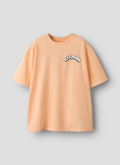 Name it Kurzarm-T-Shirts Nkmfoxe Ss Rlx Top Ps jungen orange