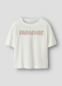 Tee-shirts manches courtes Nkfvonaya Ss Rlx Top Noos fille blanc Name it Tee-shirts manches courtes Nkfvonaya Ss Rlx Top Noos fille blanc CLOUD DANCER