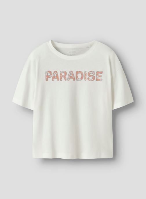 Name it T-shirts met korte mouwen Nkfvonaya Ss Rlx Top Noos meisjes wit