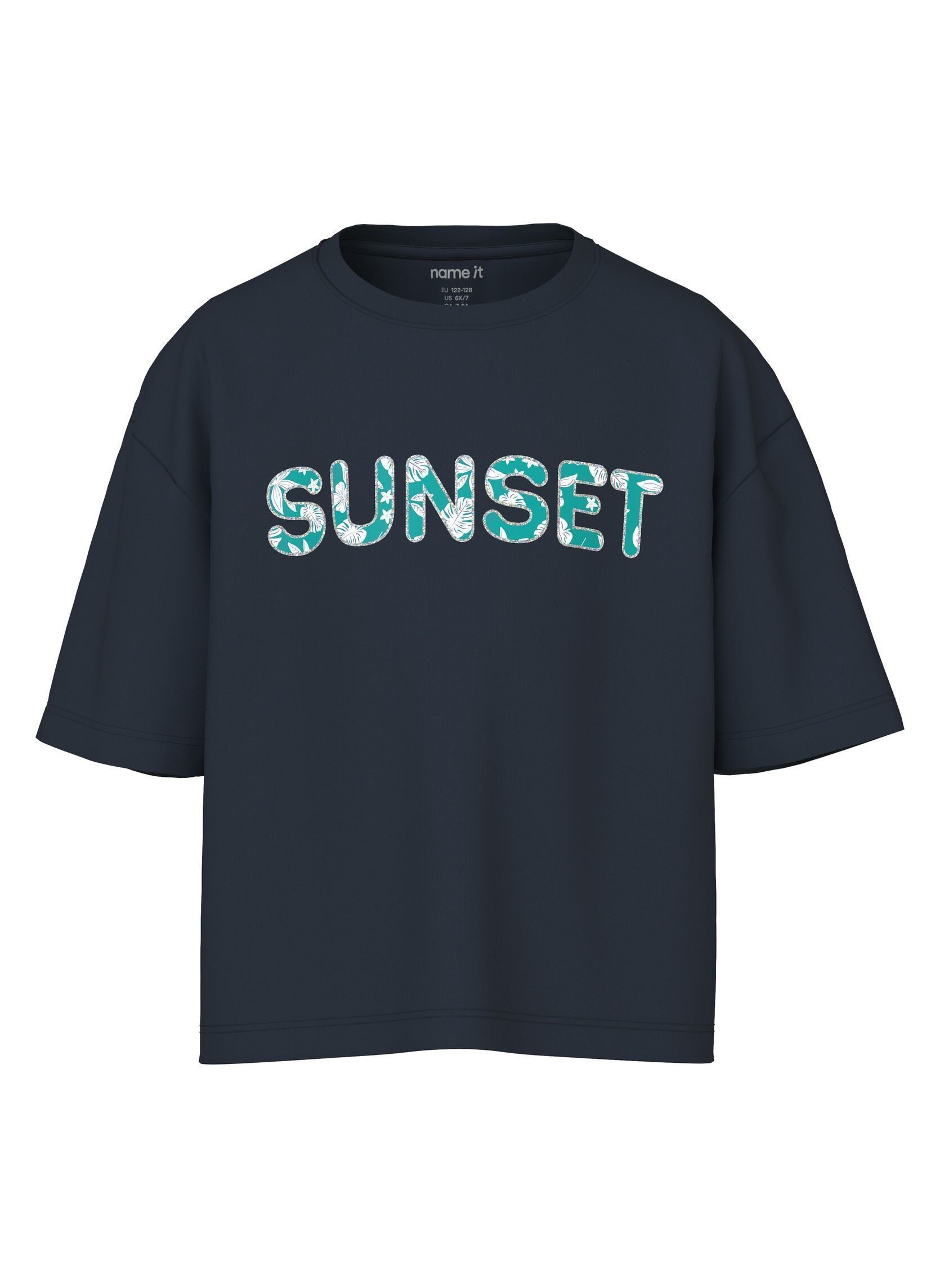 Tee-shirts manches courtes Nkfvonaya Ss Rlx Top Noos fille bleu Name it Tee-shirts manches courtes Nkfvonaya Ss Rlx Top Noos fille bleu DARK SAPPHIRE