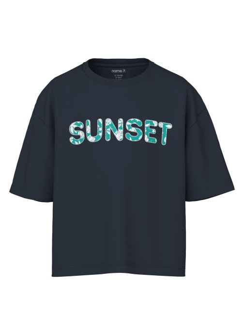 Name it Tee-shirts manches courtes Nkfvonaya Ss Rlx Top Noos fille bleu