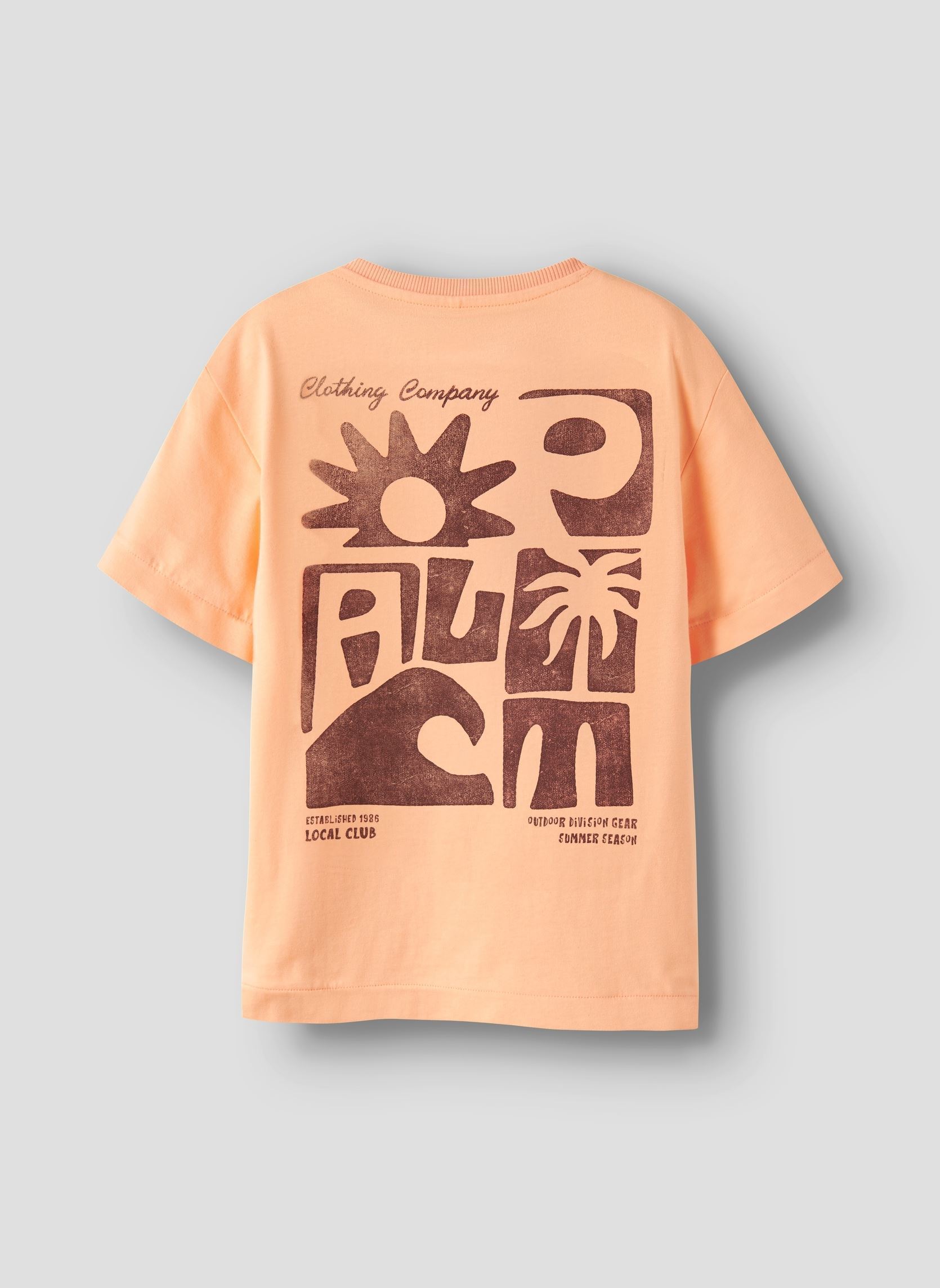 Tee-shirts manches courtes Nkmfakim Ss Nreg Top garçon orange Name it Tee-shirts manches courtes Nkmfakim Ss Nreg Top garçon orange PEACH FUZZ