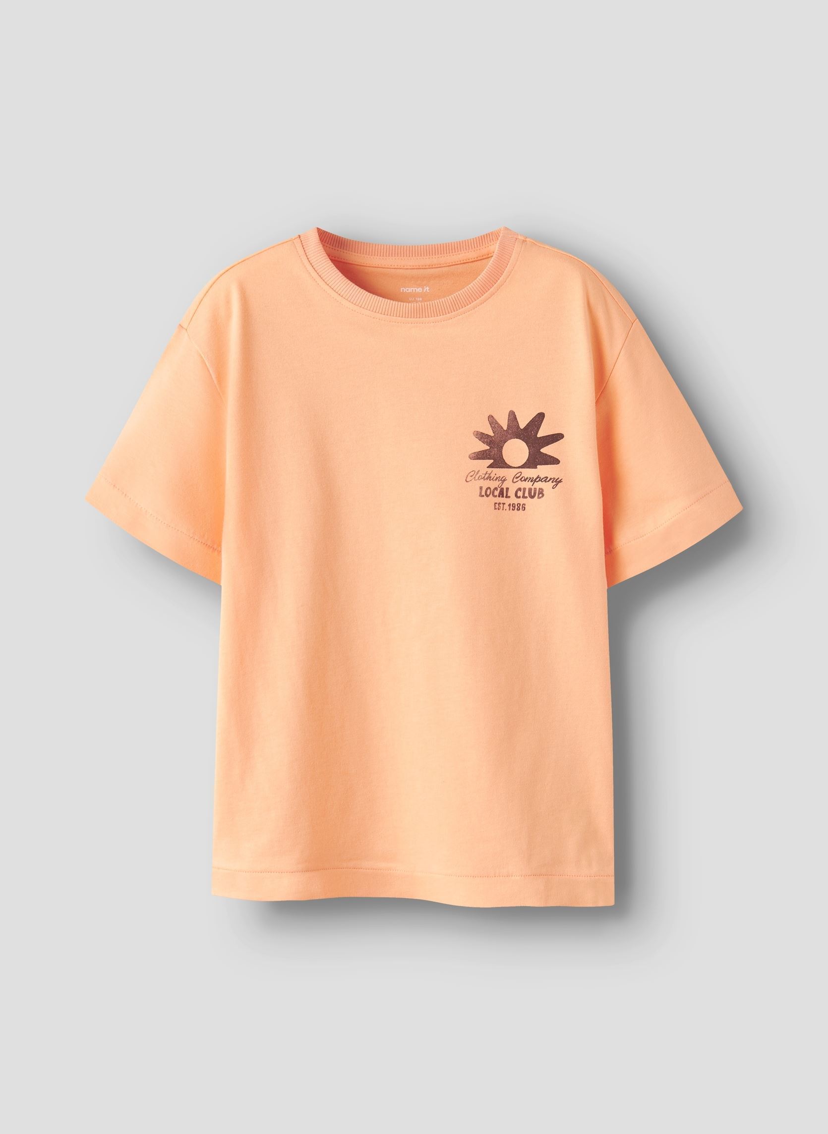 Tee-shirts manches courtes Nkmfakim Ss Nreg Top garçon orange Name it Tee-shirts manches courtes Nkmfakim Ss Nreg Top garçon orange PEACH FUZZ