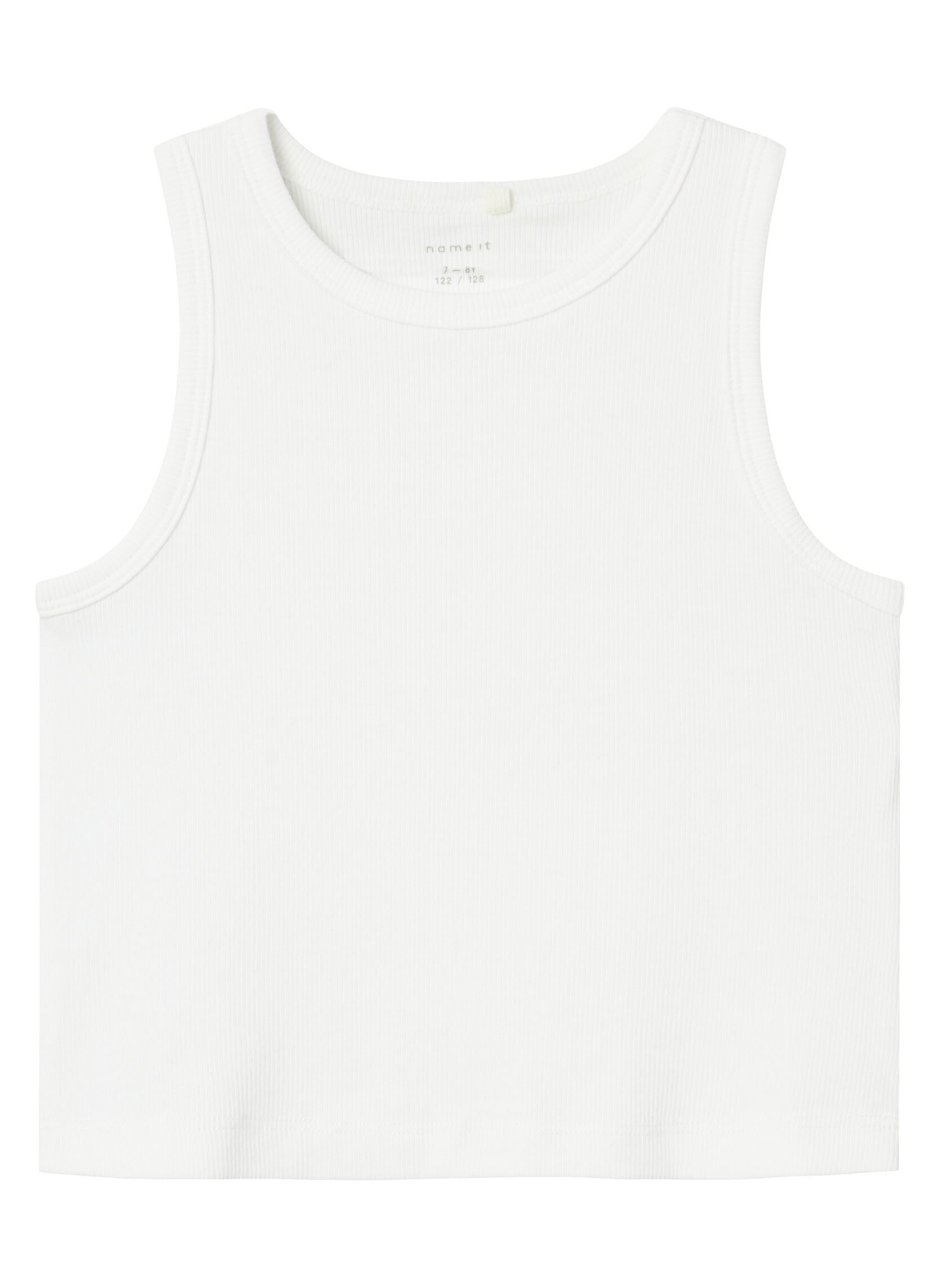 Hemdjes Nkfnakal Sl Short Top Noos meisjes wit Name it Hemdjes Nkfnakal Sl Short Top Noos meisjes wit BRIGHT WHITE