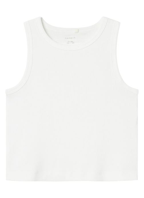 Name it Débardeurs Nkfnakal Sl Short Top Noos fille blanc