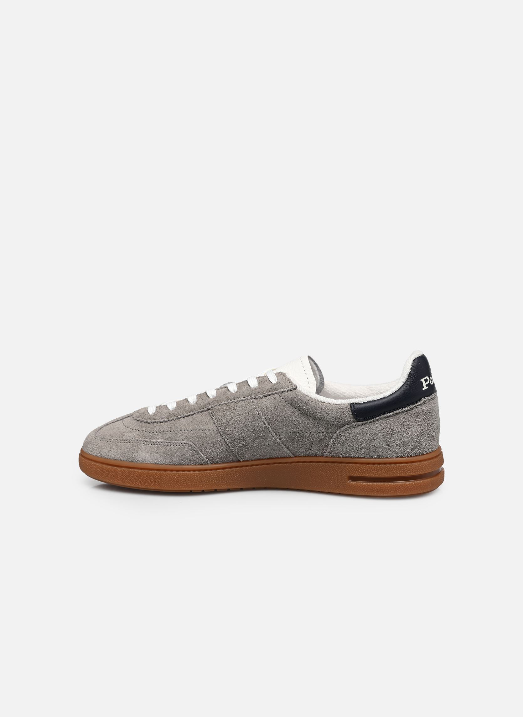 Lage sneakers BEDFORD PP heren grijs Polo Ralph Lauren Lage sneakers BEDFORD PP heren grijs EARTH GREY/HUNTER NAVY