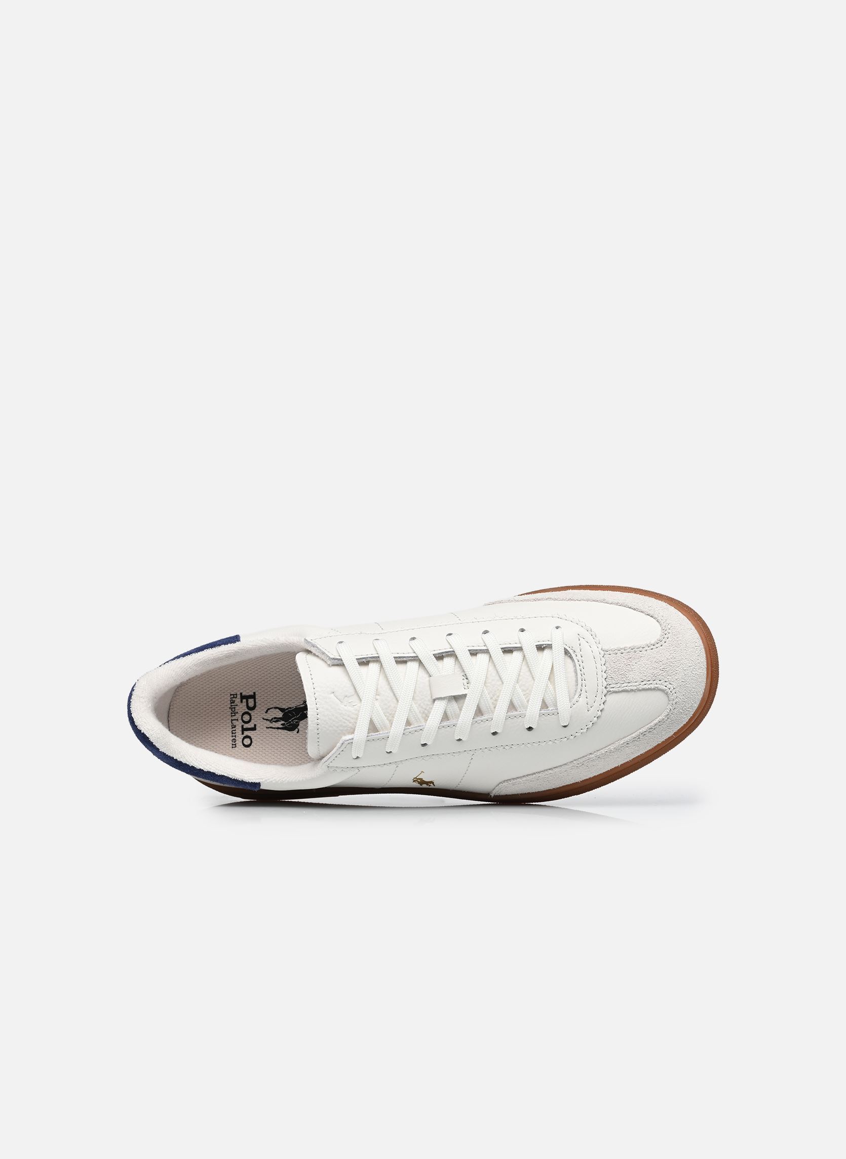Niedrige Sneaker BEDFORD PP herren weiß Polo Ralph Lauren Niedrige Sneaker BEDFORD PP herren weiß DECKWASH WHITE/LIGHT NAVY