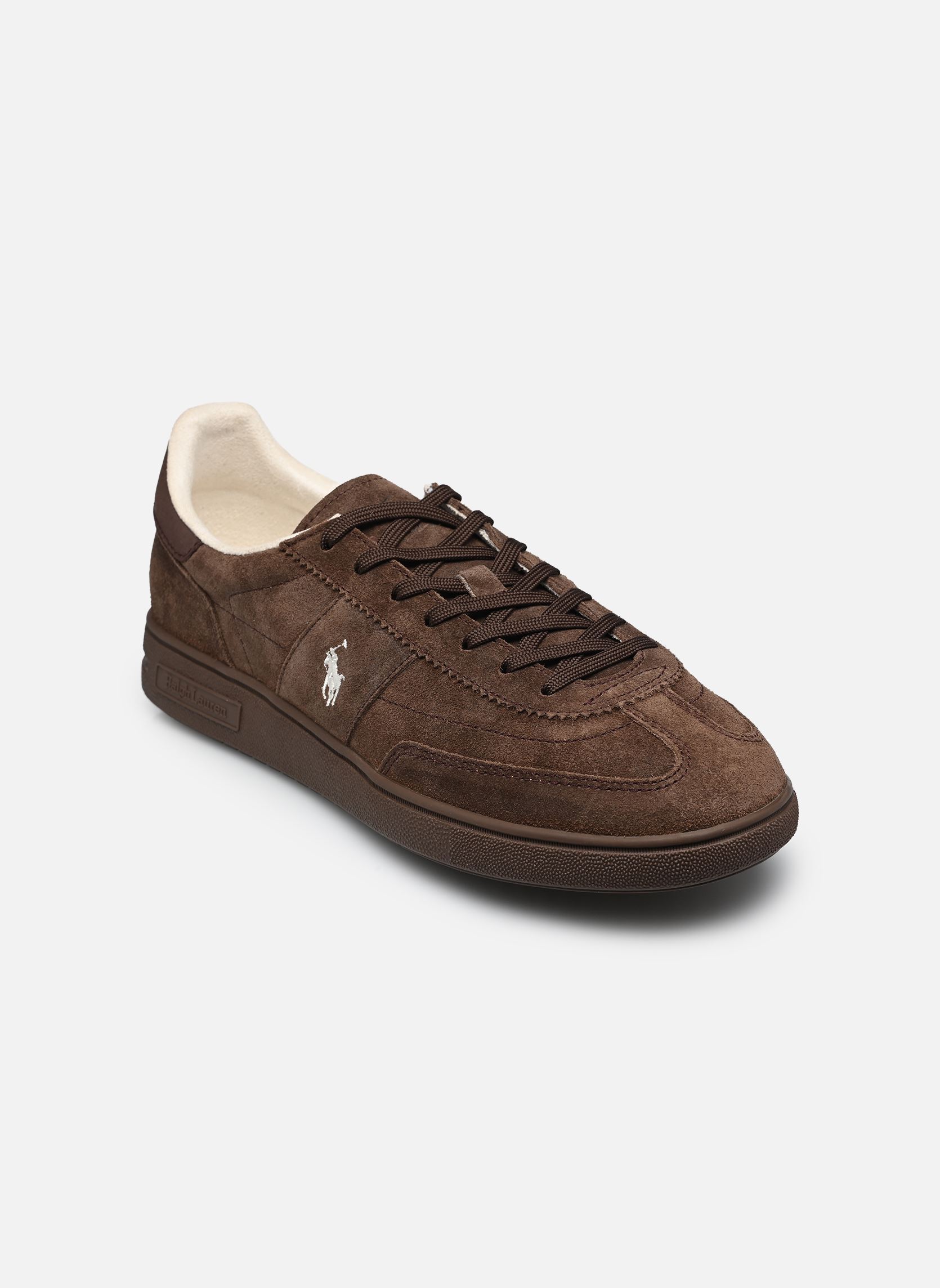 Polo Ralph Lauren Baskets basses BEDFORD PP homme marron | Sarenza Suisse