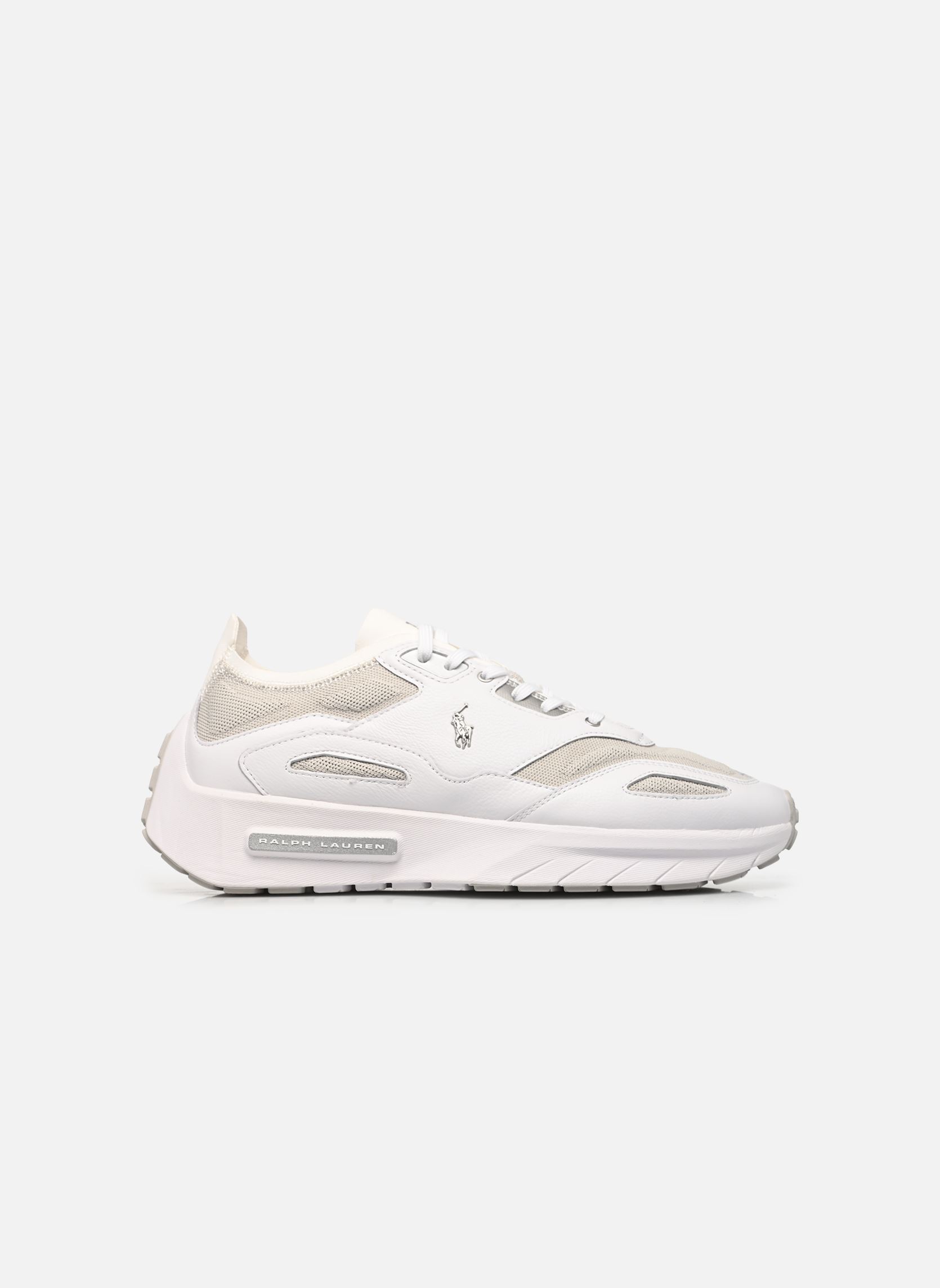 Baskets basses BOERUM KNIT homme blanc Polo Ralph Lauren Baskets basses BOERUM KNIT homme blanc BIANCO/DECASHWHITE