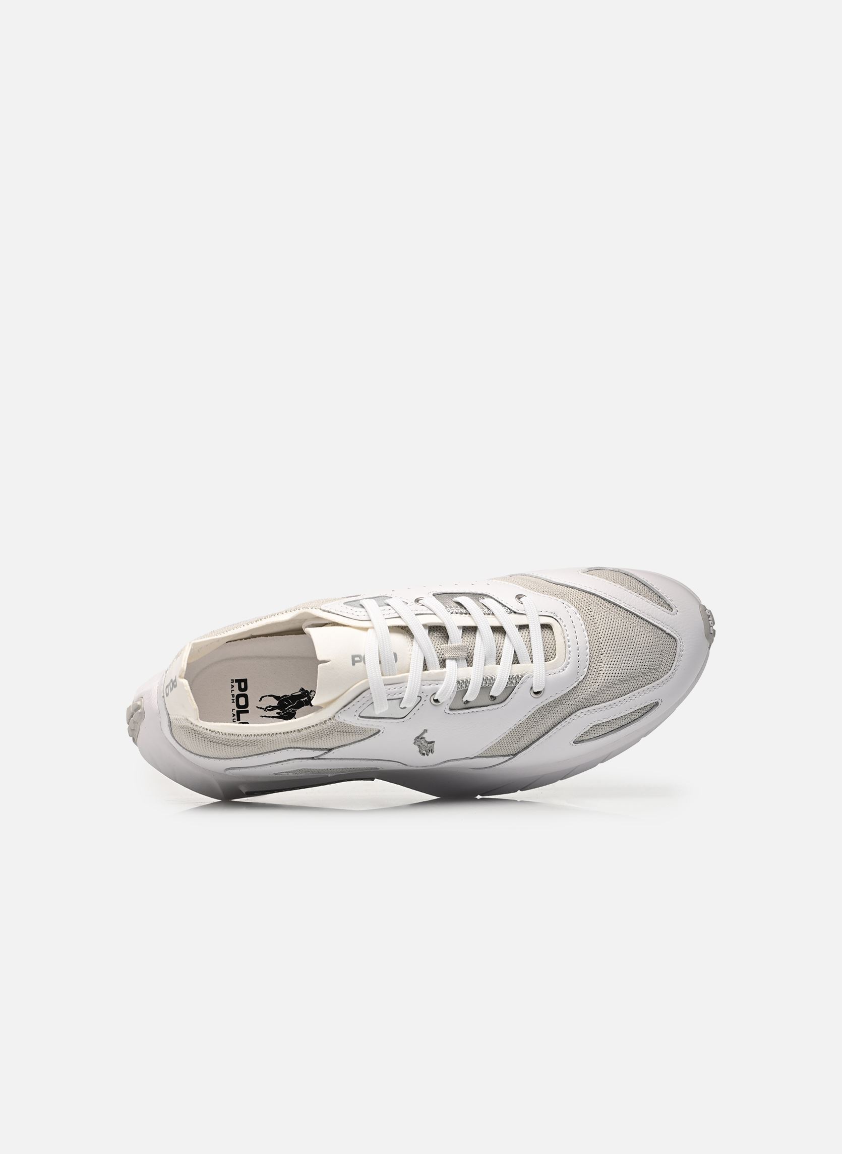 Baskets basses BOERUM KNIT homme blanc Polo Ralph Lauren Baskets basses BOERUM KNIT homme blanc BIANCO/DECASHWHITE