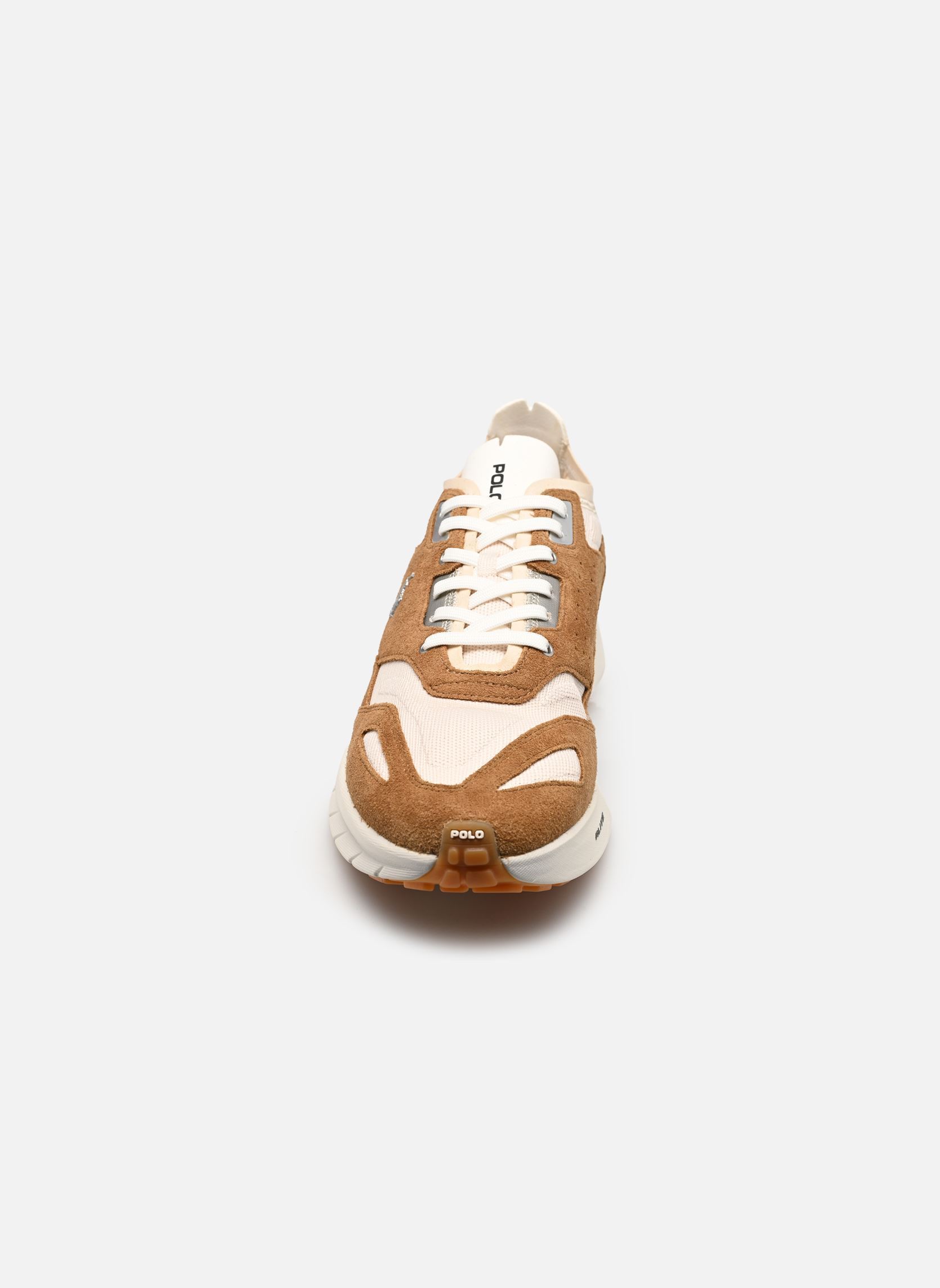 Baskets basses BOERUM KNIT homme marron Polo Ralph Lauren Baskets basses BOERUM KNIT homme marron DESERT TAN/DECKWASH WHITE