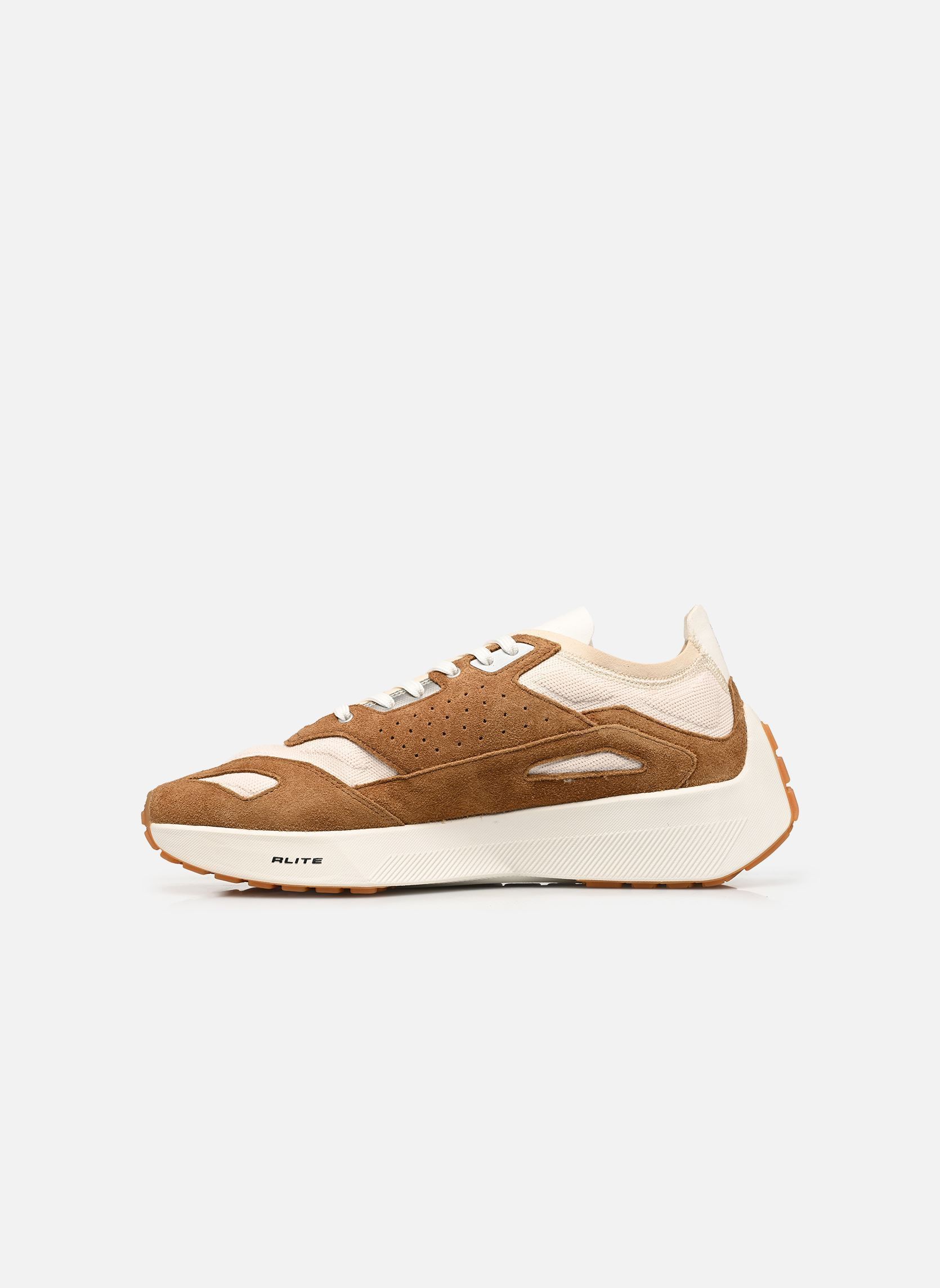 Baskets basses BOERUM KNIT homme marron Polo Ralph Lauren Baskets basses BOERUM KNIT homme marron DESERT TAN/DECKWASH WHITE