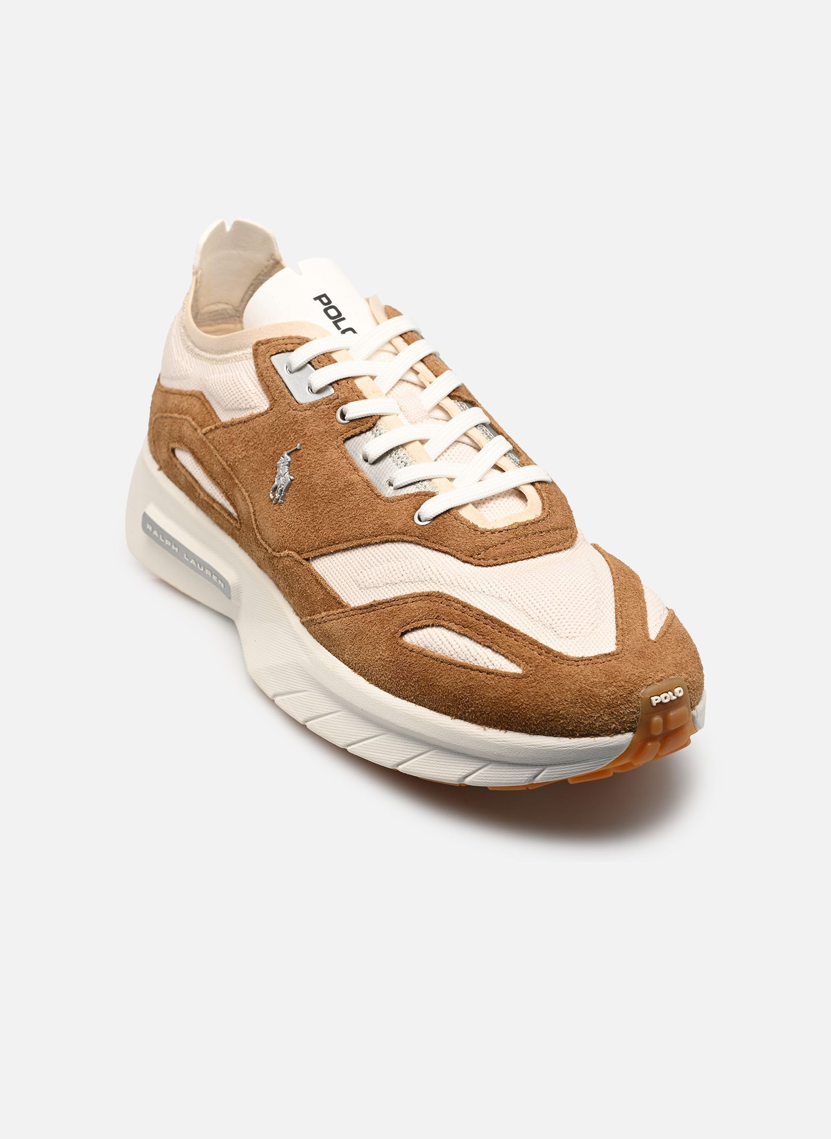 Baskets basses Polo Ralph Lauren BOERUM KNIT SNEAKERS LOW TOP LACE - vue 2