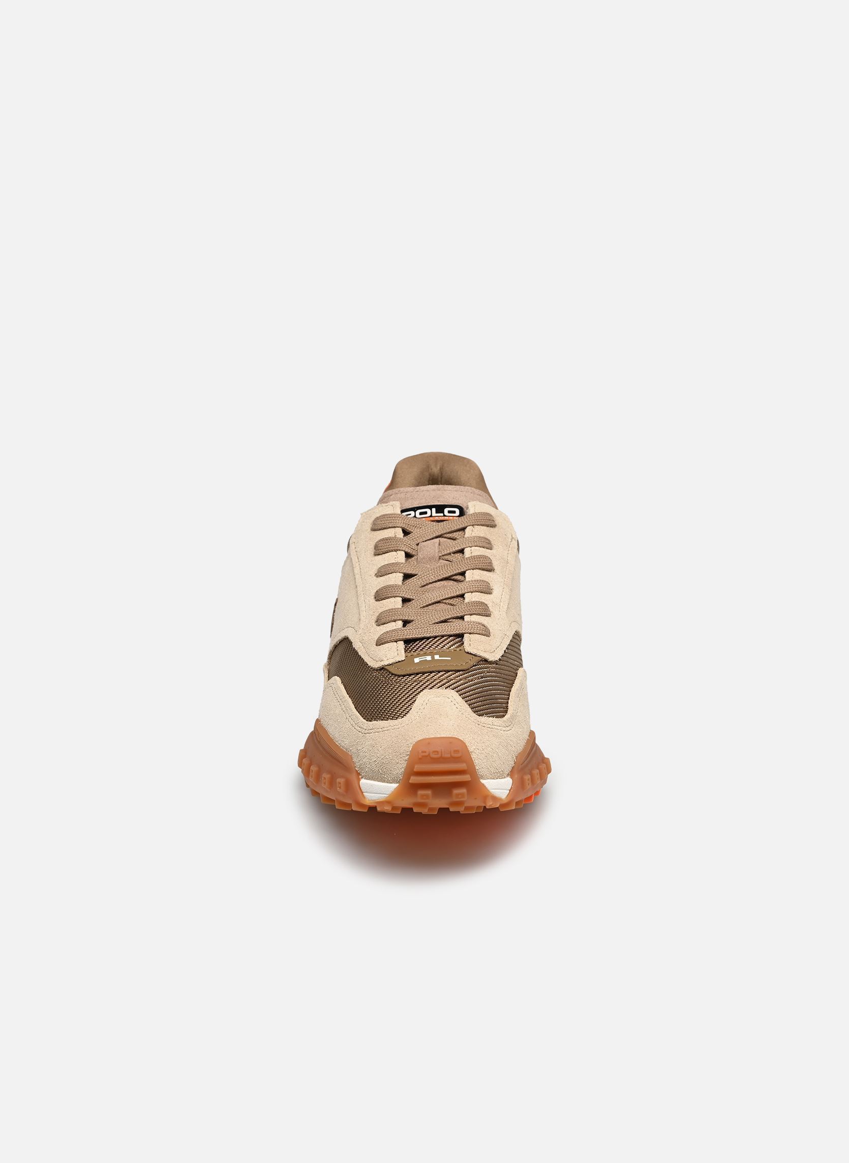 Baskets basses ELDRIDGE homme beige Polo Ralph Lauren Baskets basses ELDRIDGE homme beige SEPIA TINT/COSTL BEGE/BDFD ORG
