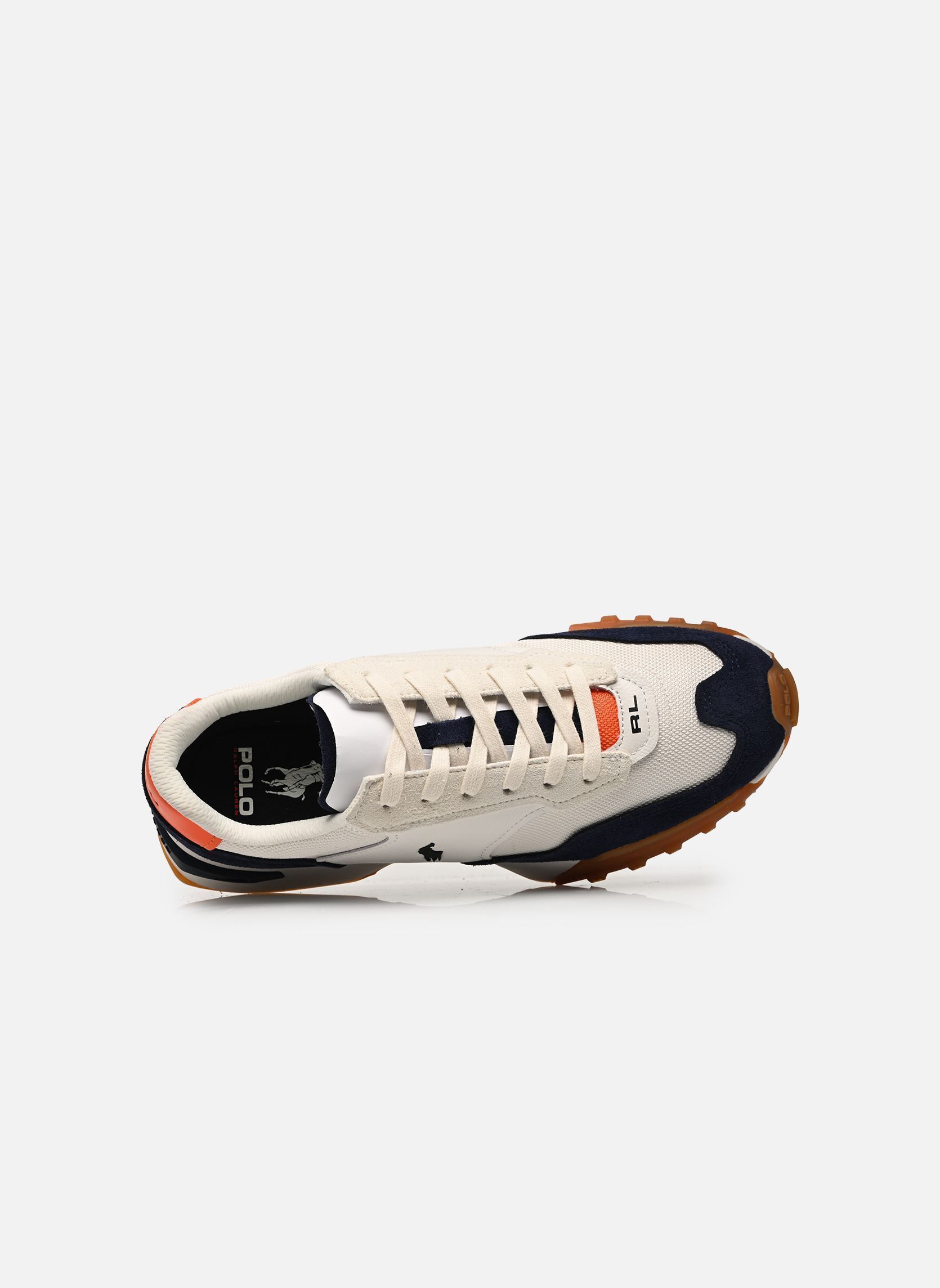 Sneakers ELDRIDGE heren wit Polo Ralph Lauren Sneakers ELDRIDGE heren wit DECKWASH WHITE/NAVY/ORANGE