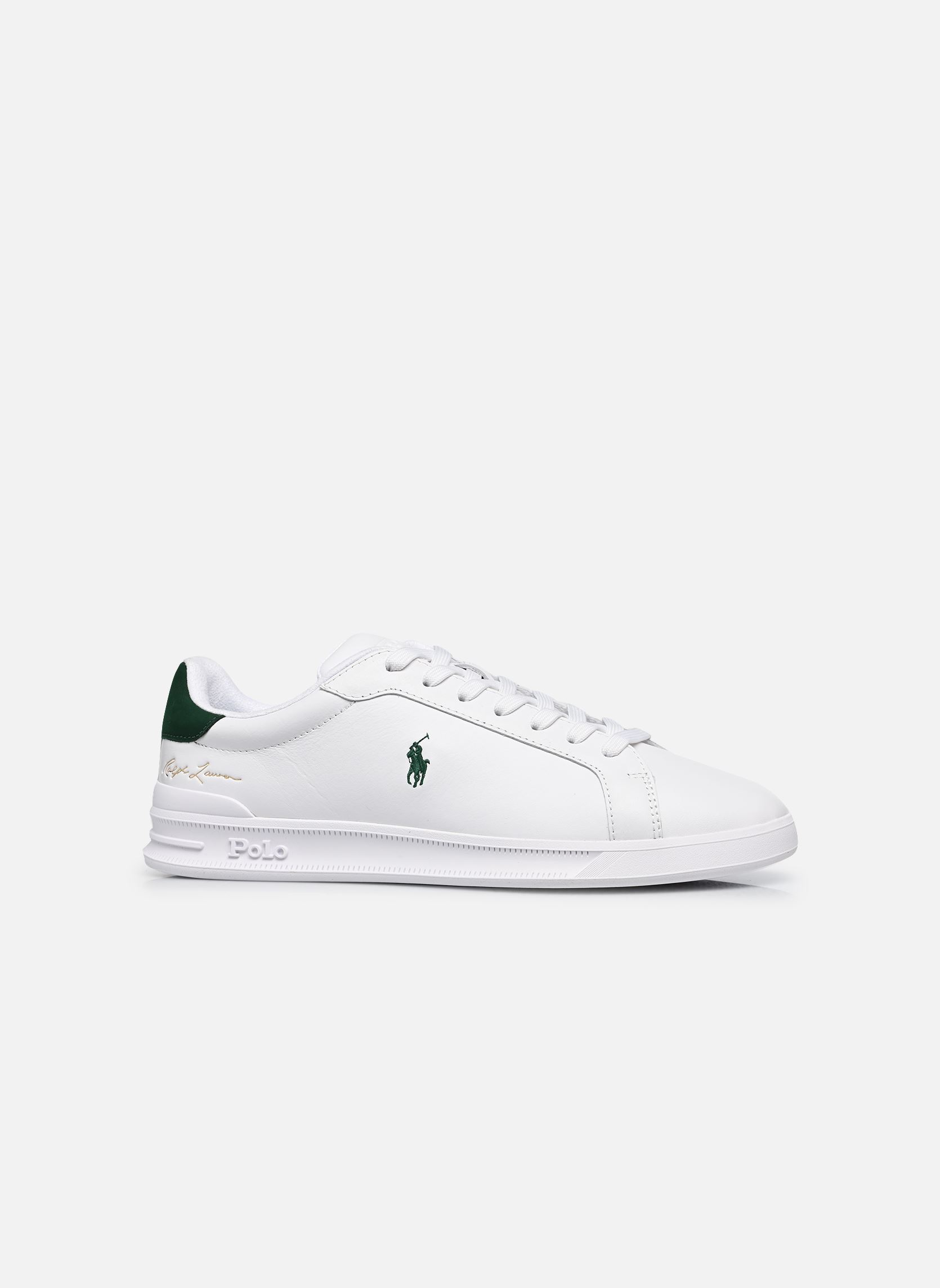 Baskets HERITAGE COURT II M homme blanc Polo Ralph Lauren Baskets HERITAGE COURT II M homme blanc WHITE/NEW FOREST