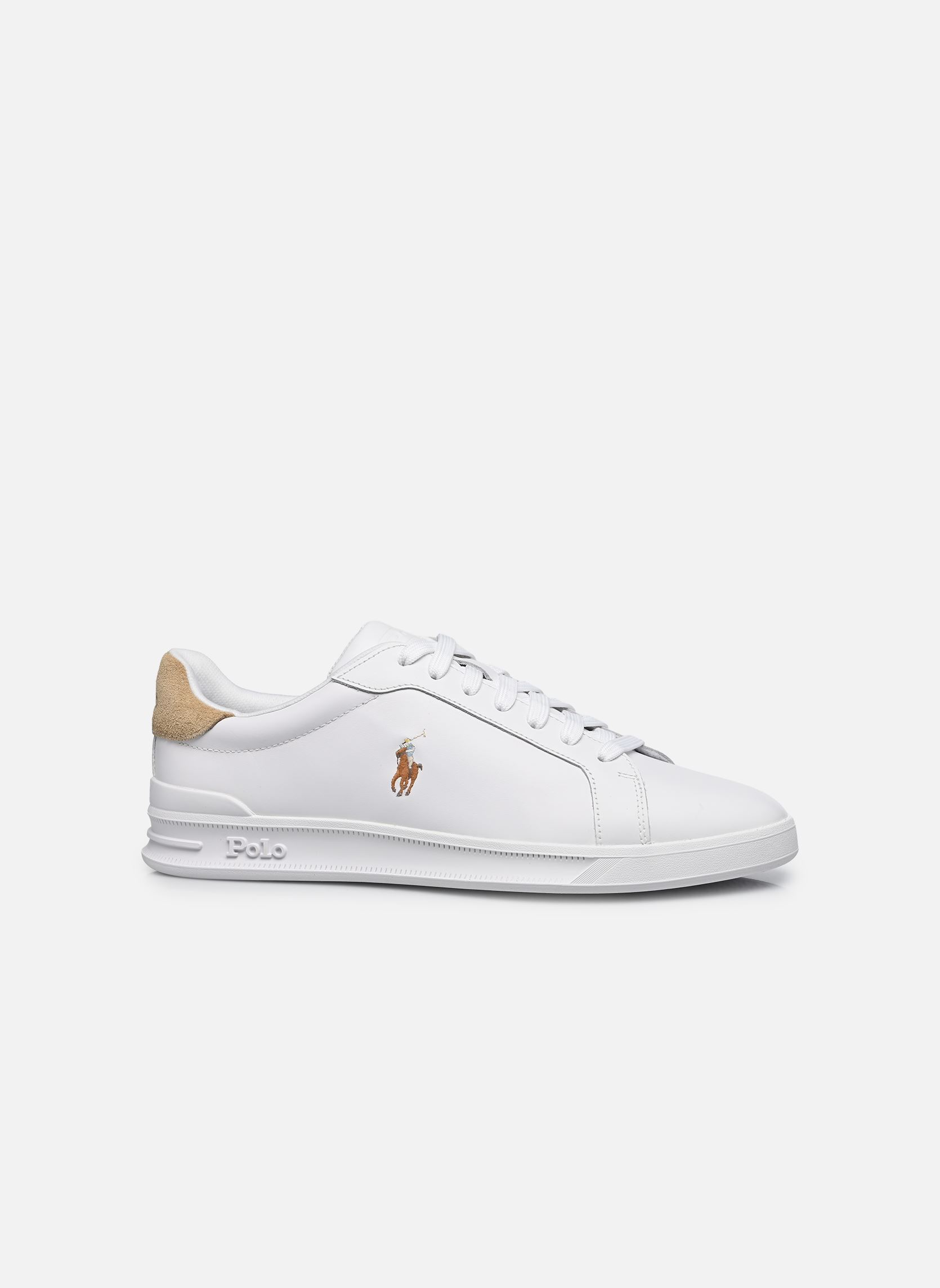 Baskets HERITAGE COURT II M homme blanc Polo Ralph Lauren Baskets HERITAGE COURT II M homme blanc WHITE/BONE