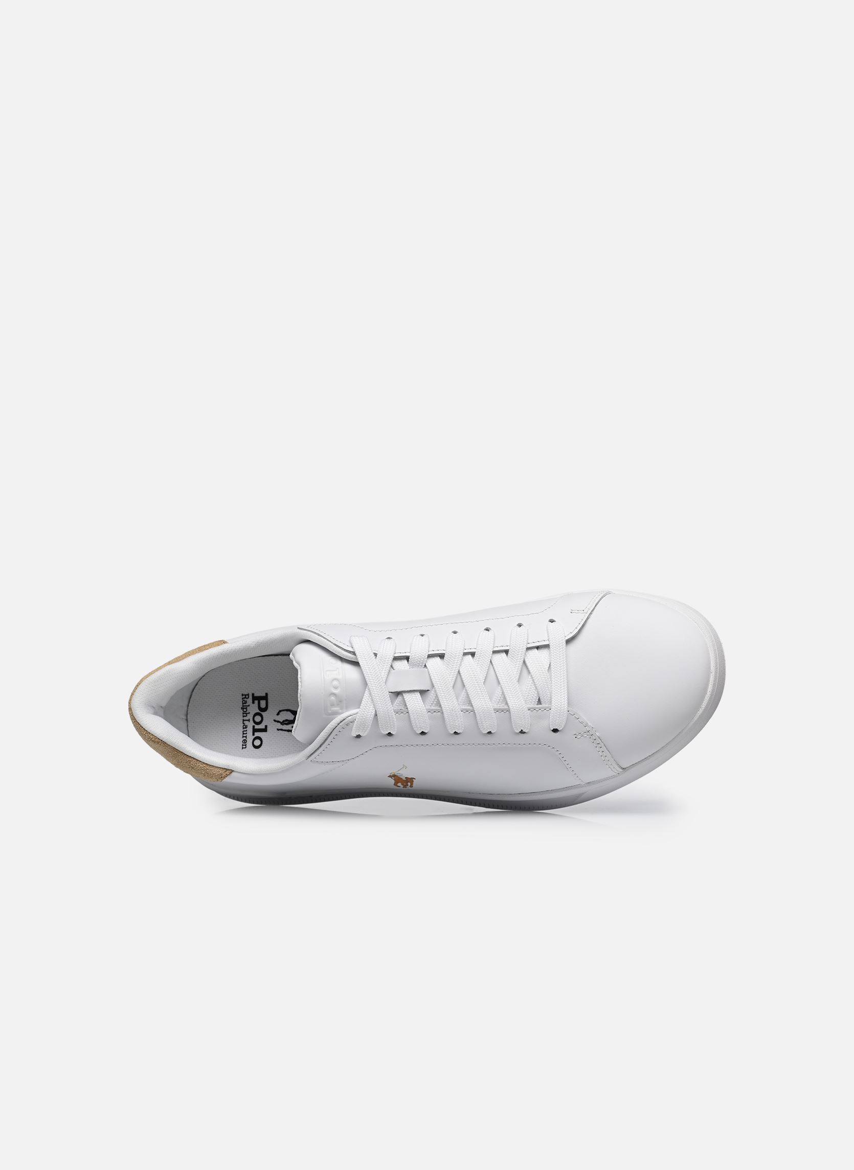 Baskets HERITAGE COURT II M homme blanc Polo Ralph Lauren Baskets HERITAGE COURT II M homme blanc WHITE/BONE