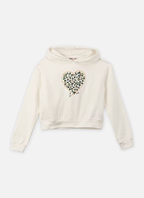 Kids Only Sweats zippés Kogcooper Life Lov E Ls Hood Fr Swt Noos fille blanc