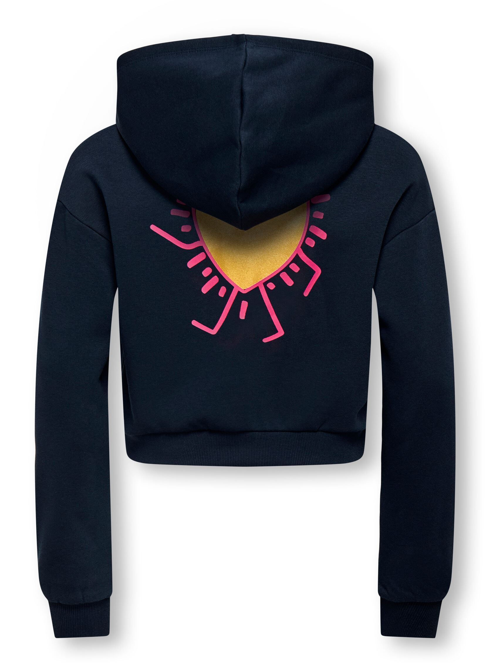 Sweaters met rits Kogcooper Life Lov E Ls Hood Fr Swt Noos meisjes blauw Kids Only Sweaters met rits Kogcooper Life Lov E Ls Hood Fr Swt Noos meisjes blauw NAVY BLAZER
