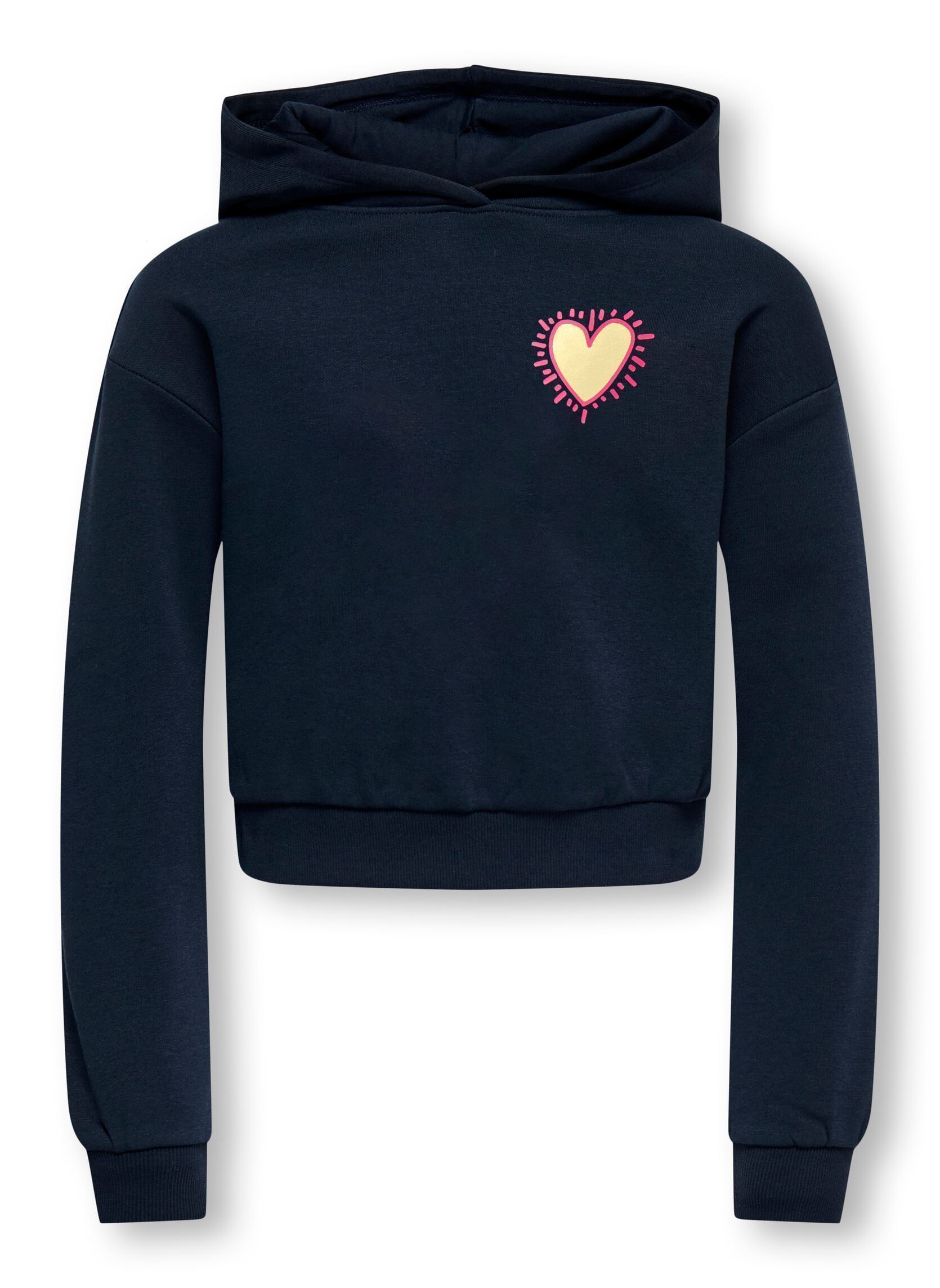 Vêtements Kids Only Kogcooper Life Lov E Ls Hood Fr Swt Noos pour Enfant