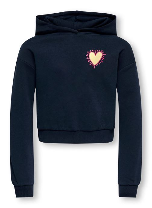 Kids Only Sweats zippés Kogcooper Life Lov E Ls Hood Fr Swt Noos fille bleu