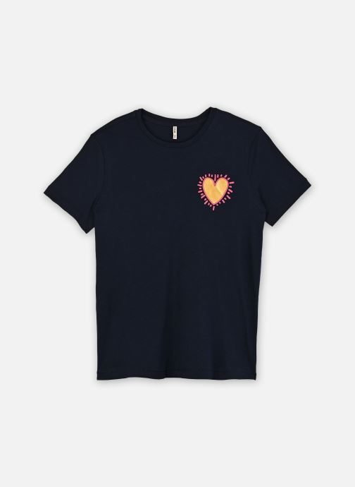 Kids Only T-shirts met korte mouwen Koglany-Nina Life Love Ss Top Jrs Noos meisjes blauw