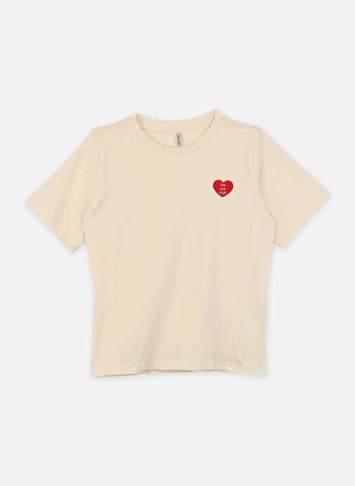 Kids Only Tee-shirts manches courtes Koglivina S/S O-Neck Solid Top Jrs fille blanc