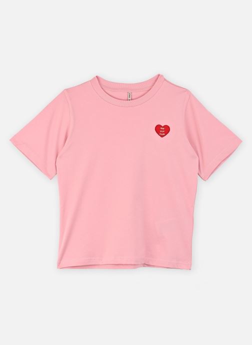 Kids Only T-shirts met korte mouwen Koglivina S/S O-Neck Solid Top Jrs meisjes roze